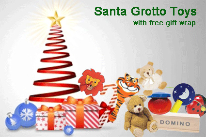 Santa Grotto toys