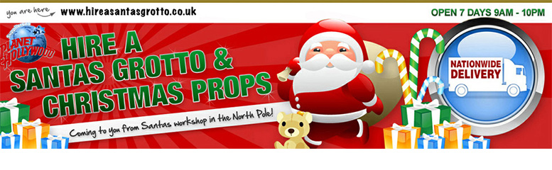 Hire a Santa's Grotto - Pineapple Displays