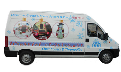 Hire a Santas Grotto van