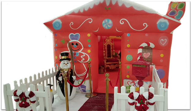 Santas grotto hire Gingerbread Grotto